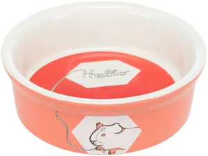Keramiknapf für Meerschweinchen HELLO COMIC, 240 ml/o 11 cm